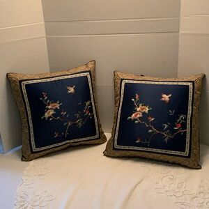 Elegant Blue and Gold Decorative